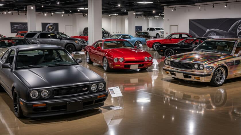 Custom auto paint shops near me Houston Texas professional automotive painting services color matching