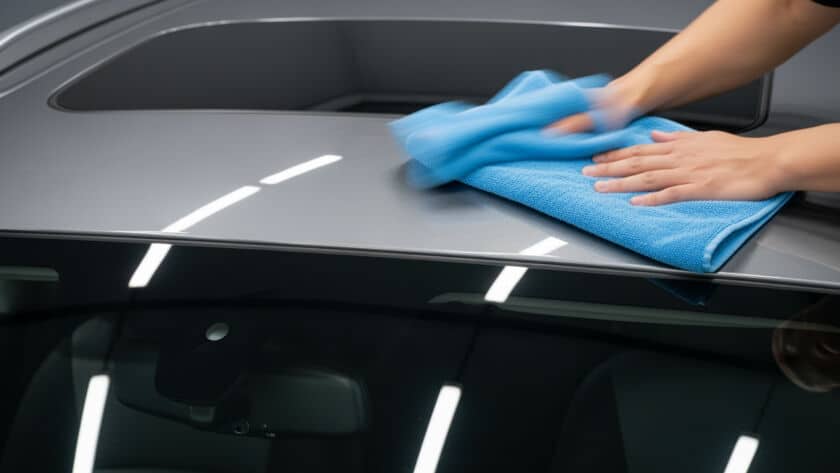 Exterior detail car services Houston Texas automotive detailing center professional paint correction ceramic coating protection