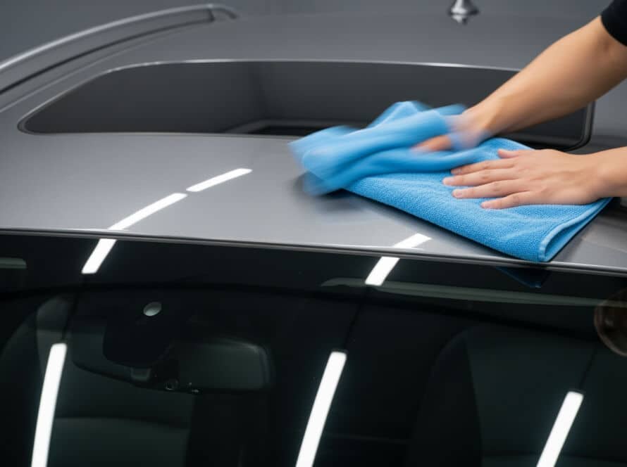 Exterior detail car services Houston Texas automotive detailing center professional paint correction ceramic coating protection