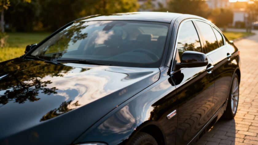 Car exterior detailing Houston Texas automotive paint correction polishing service professional technician