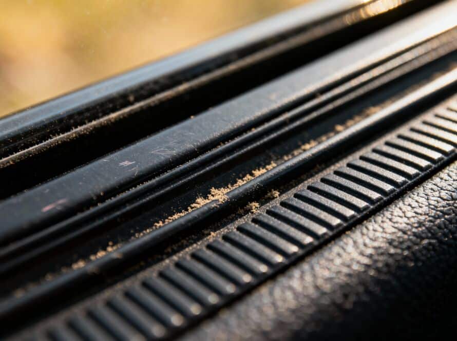 Exterior trim detailing Houston Texas automotive plastic chrome restoration service professional technician