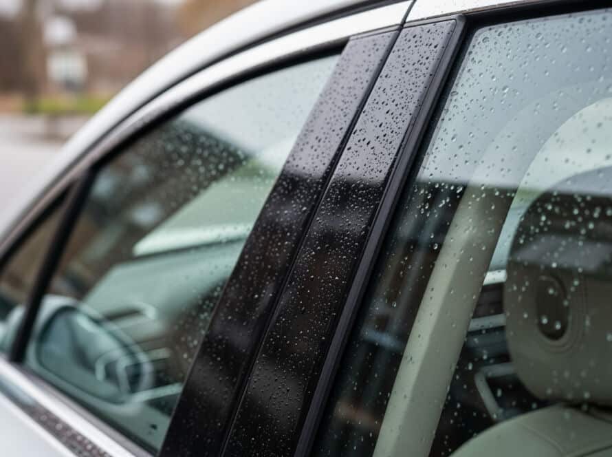 Exterior window trim detailing professional guide Houston Texas automotive detailing service center trim restoration