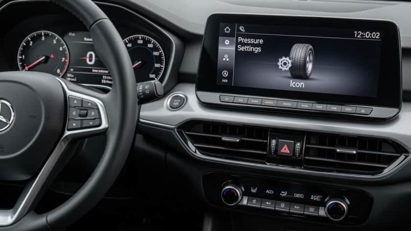 TPMS tire pressure sensor reset service Houston Texas automotive repair center