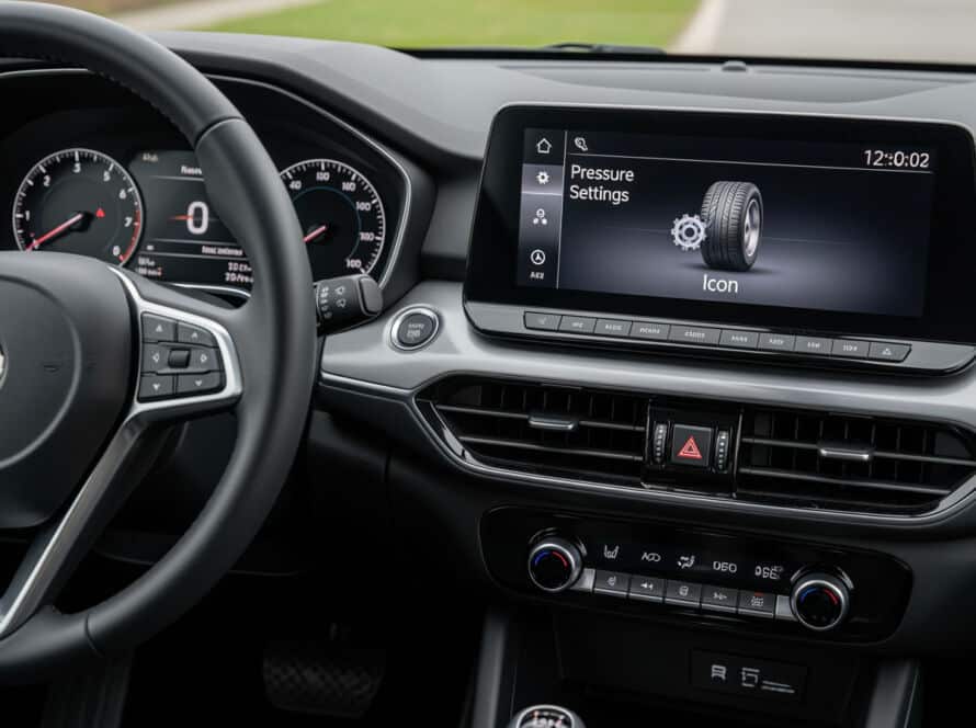 TPMS tire pressure sensor reset service Houston Texas automotive repair center