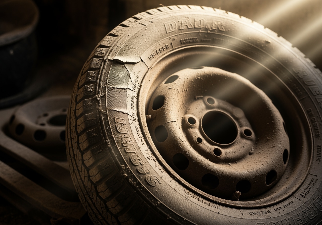 Multi-stage tire dry rot repair process Houston Texas