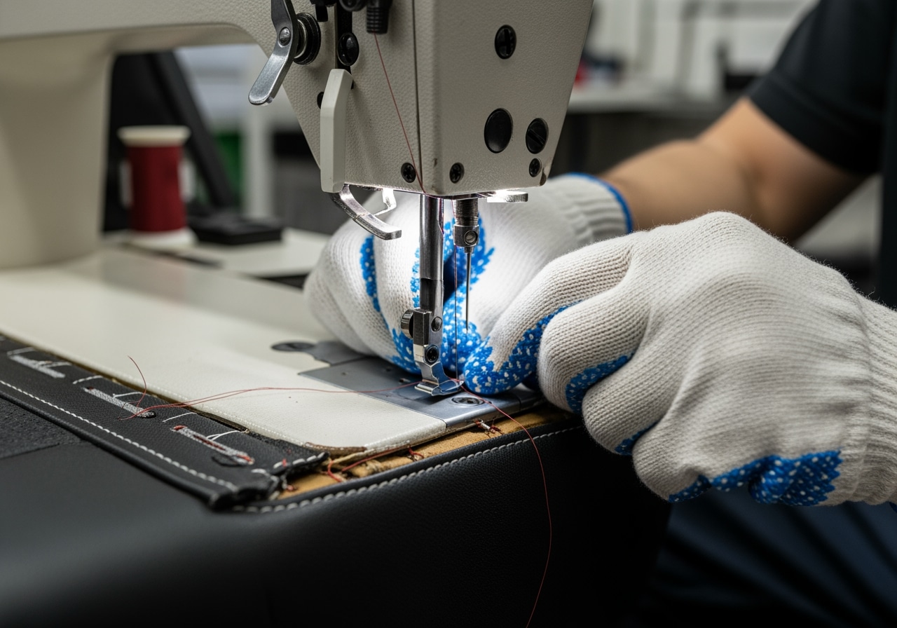 Professional seat repair result