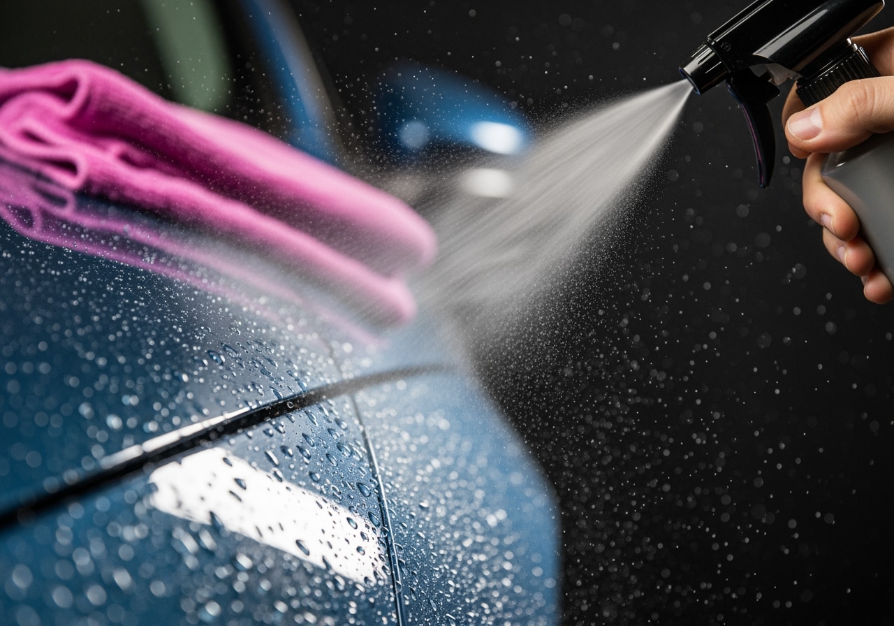 Professional car detailing kit result