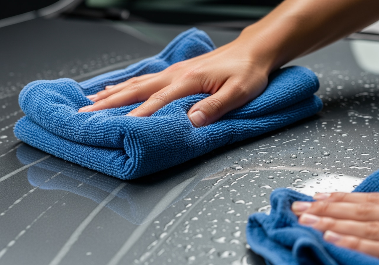 Exterior car detailing products