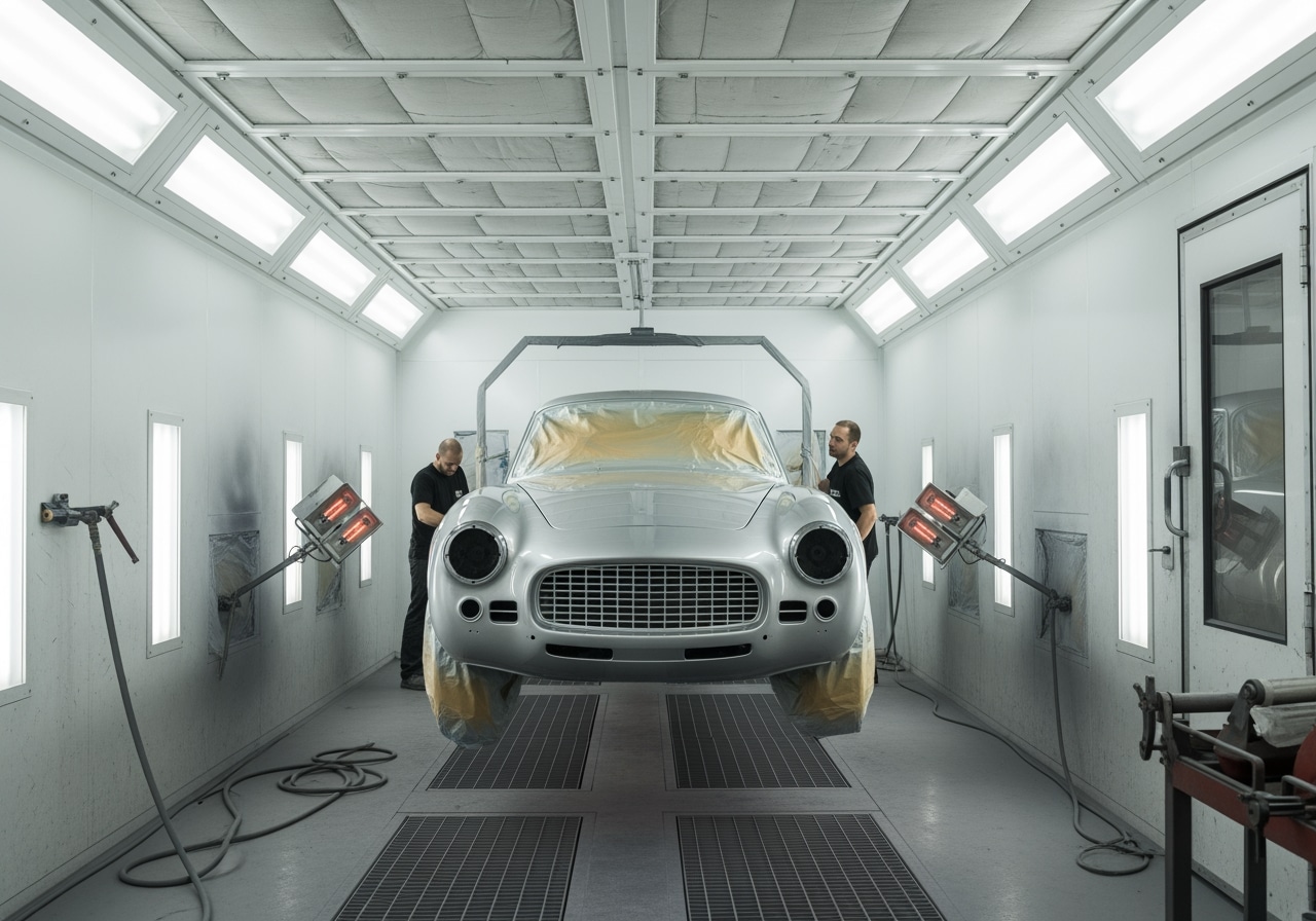 Restoration shop auto paint