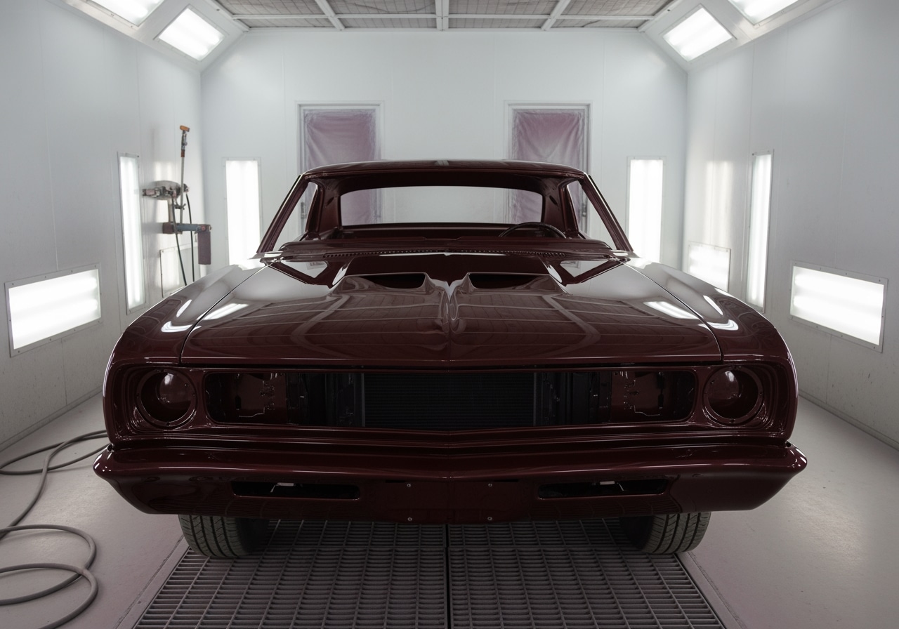 Restored classic car