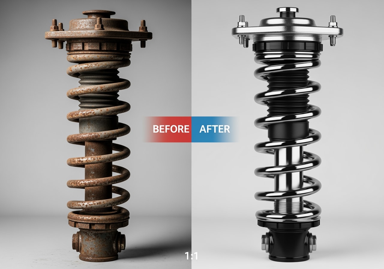 Suspension repair result