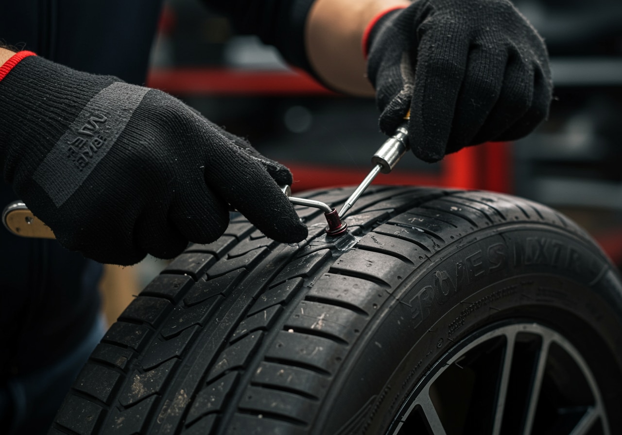 Professional tire service