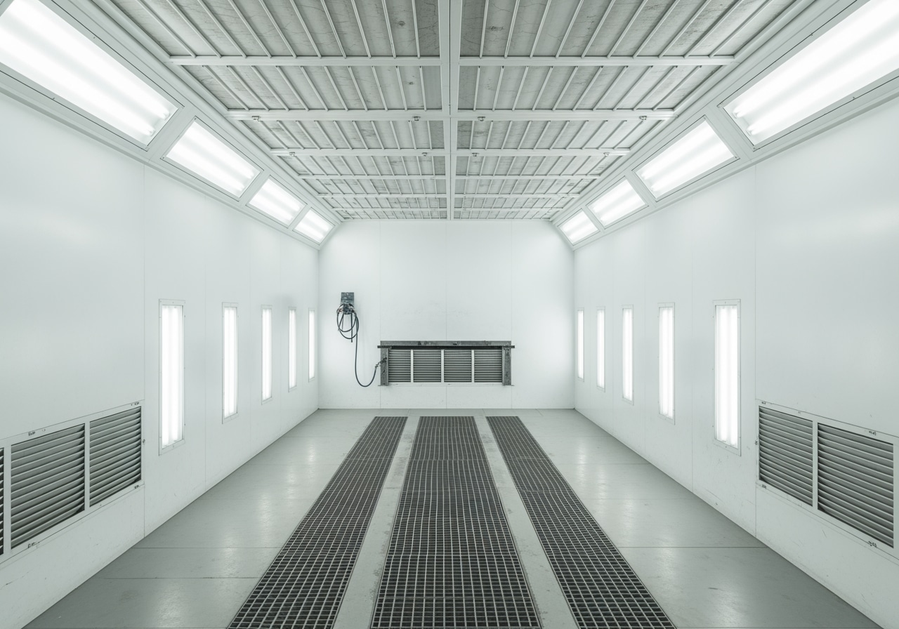 Professional auto body shop