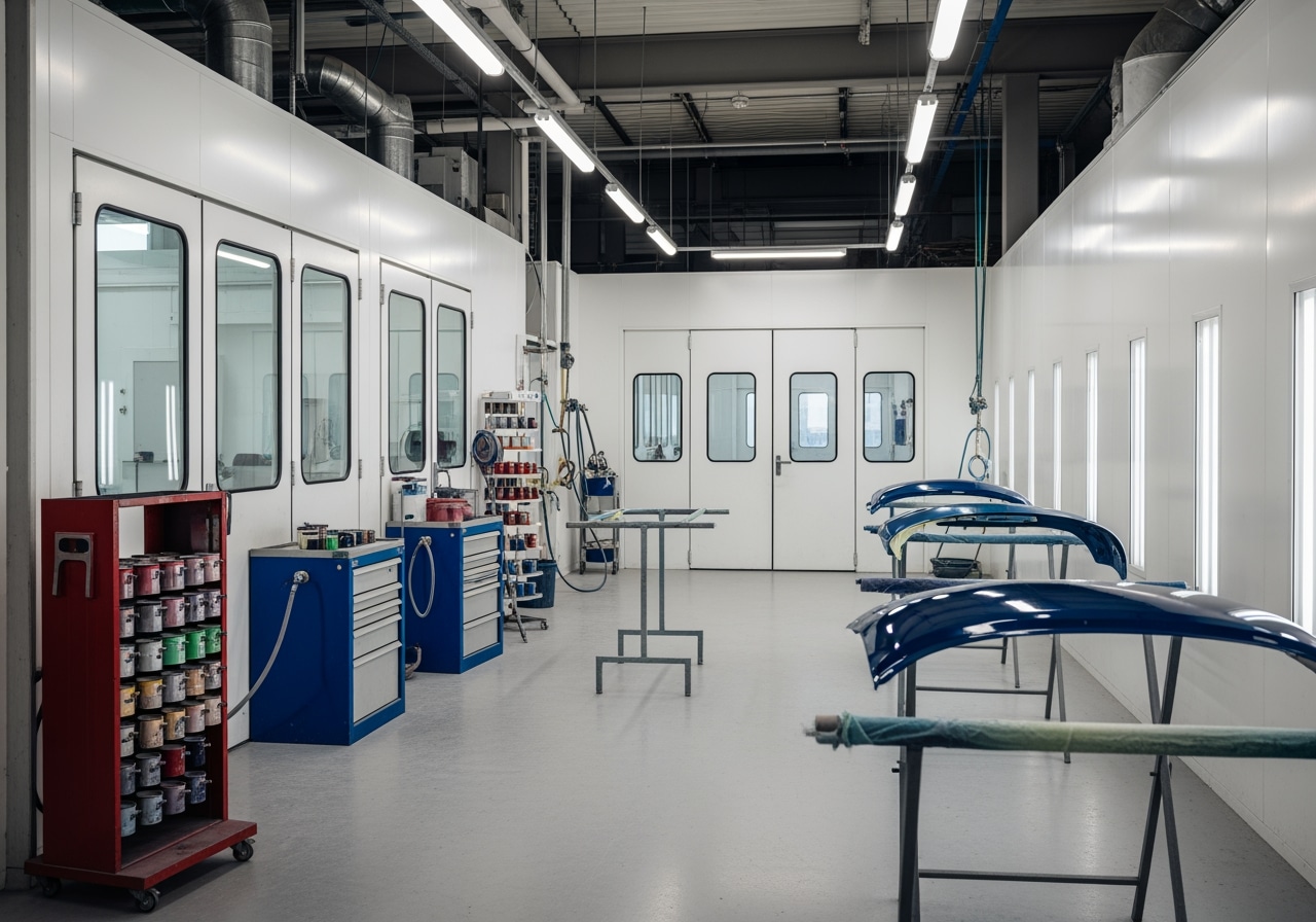 Auto paint shop results