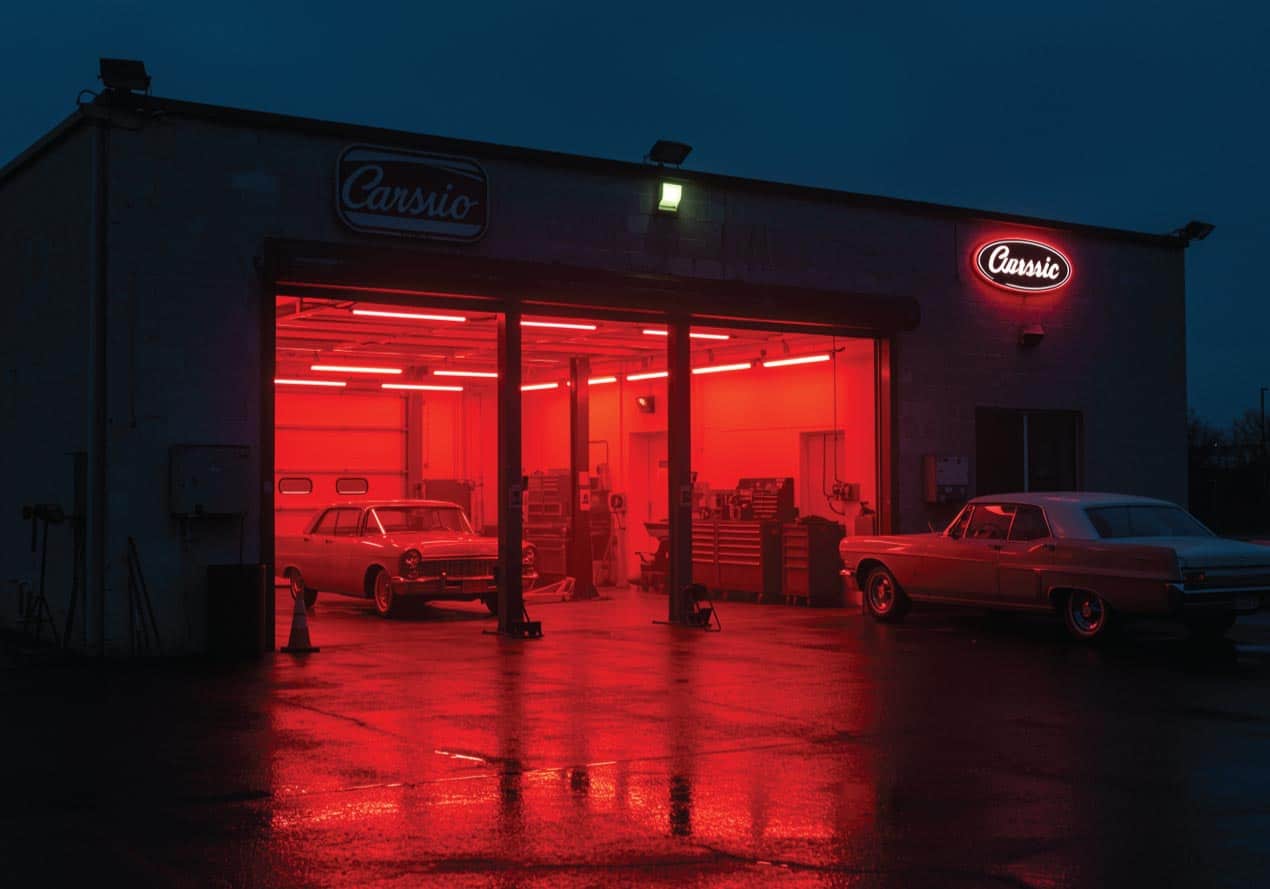 Classic car engine restoration