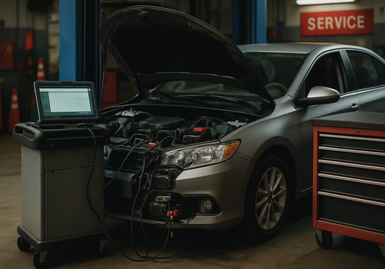 Auto electrical repair shop