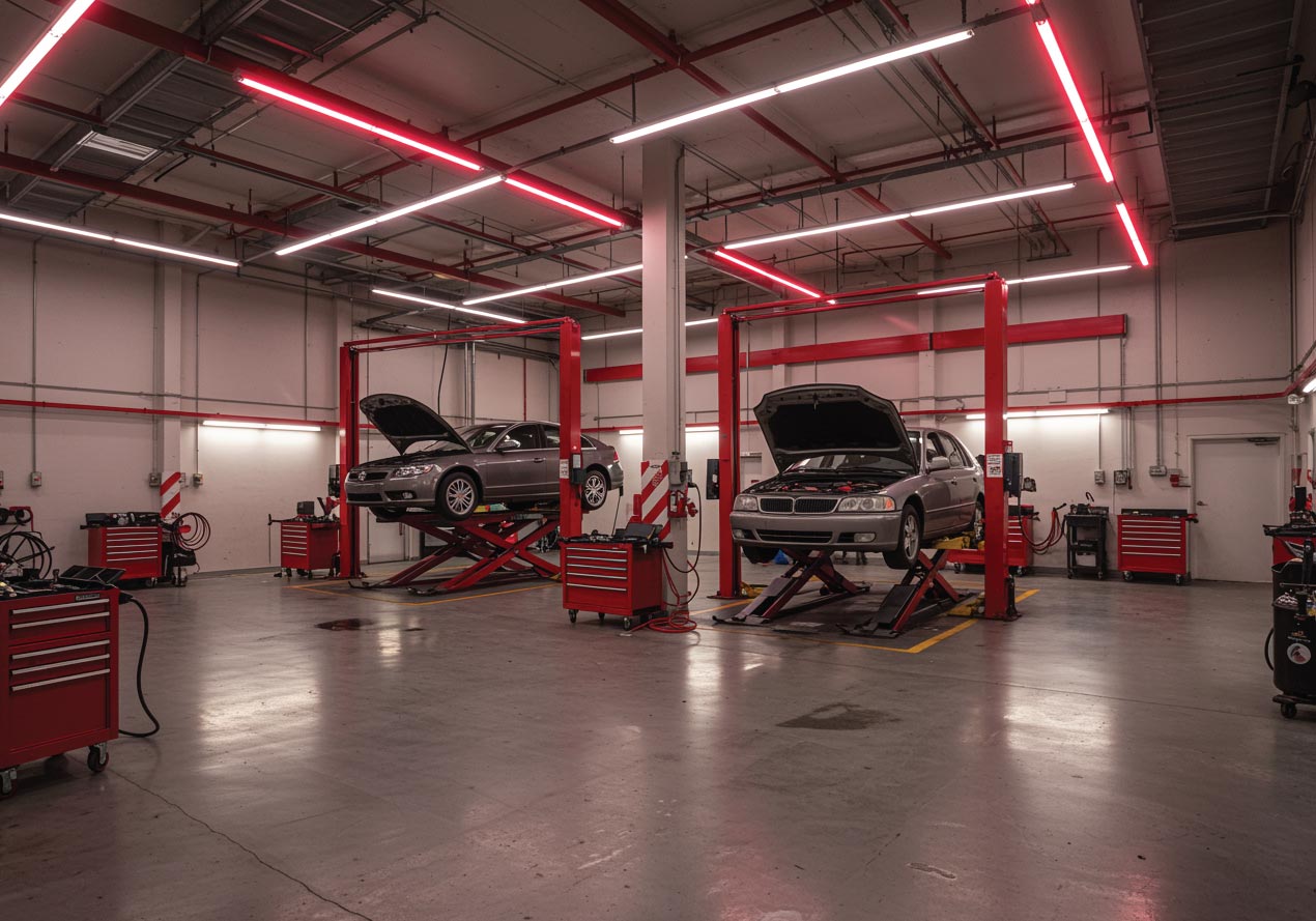 Professional auto repair shop