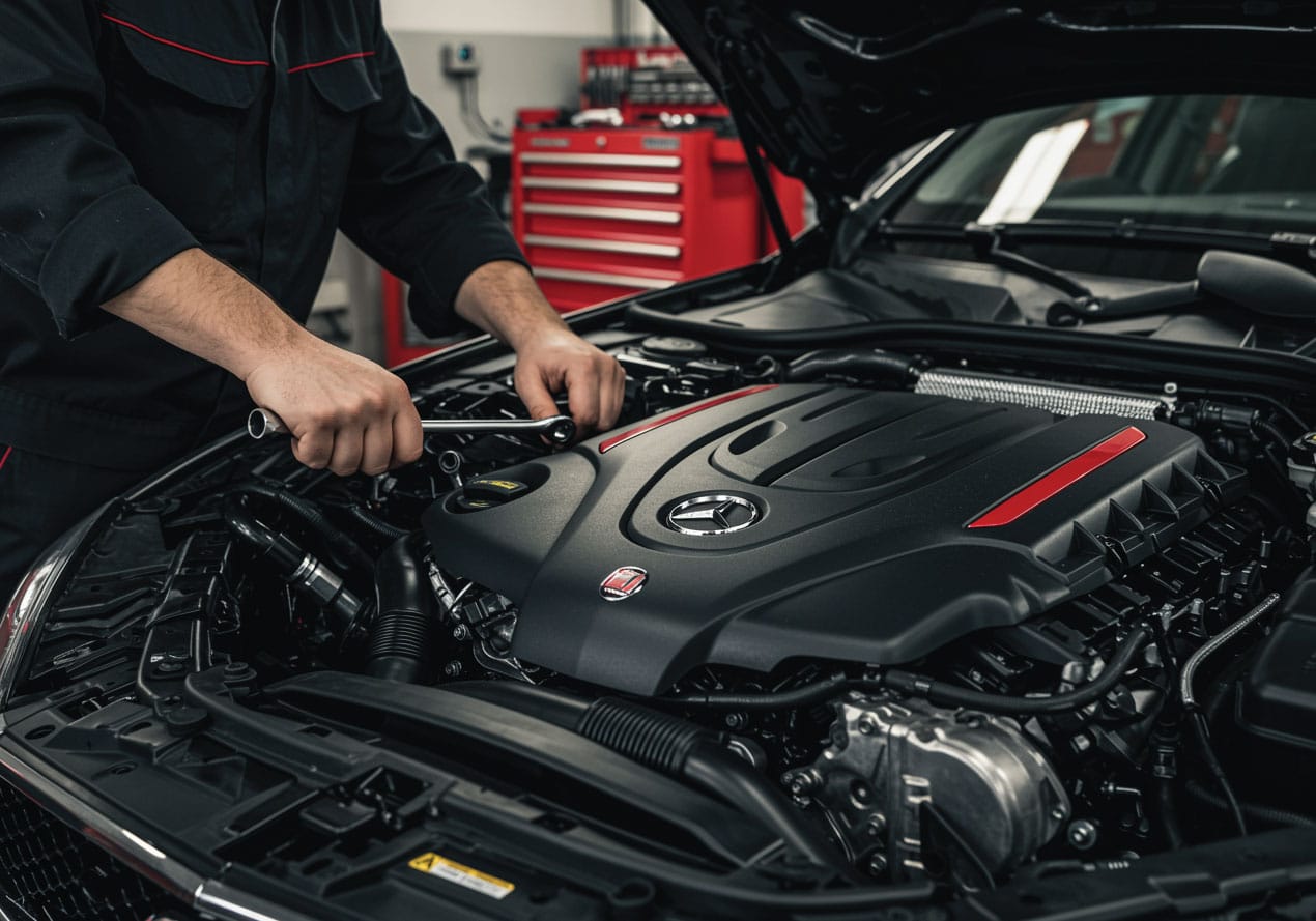 Mercedes Benz luxury car