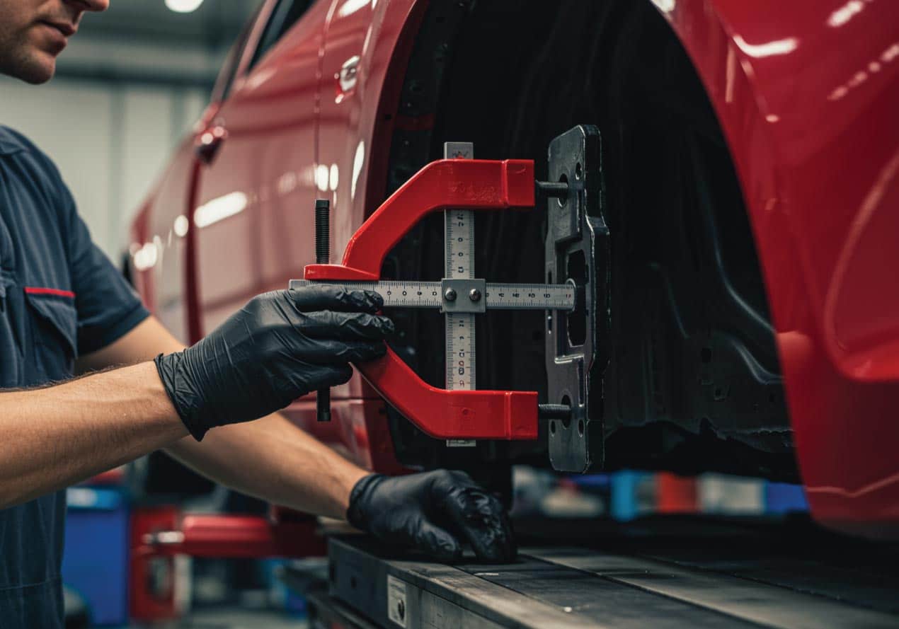 Frame straightening equipment