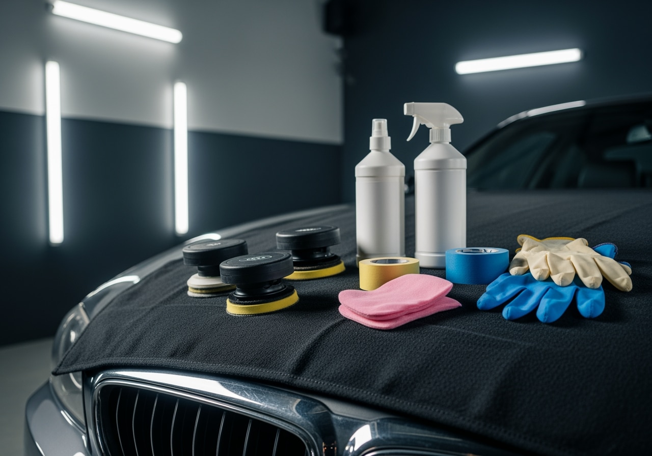 Professional car detailing result