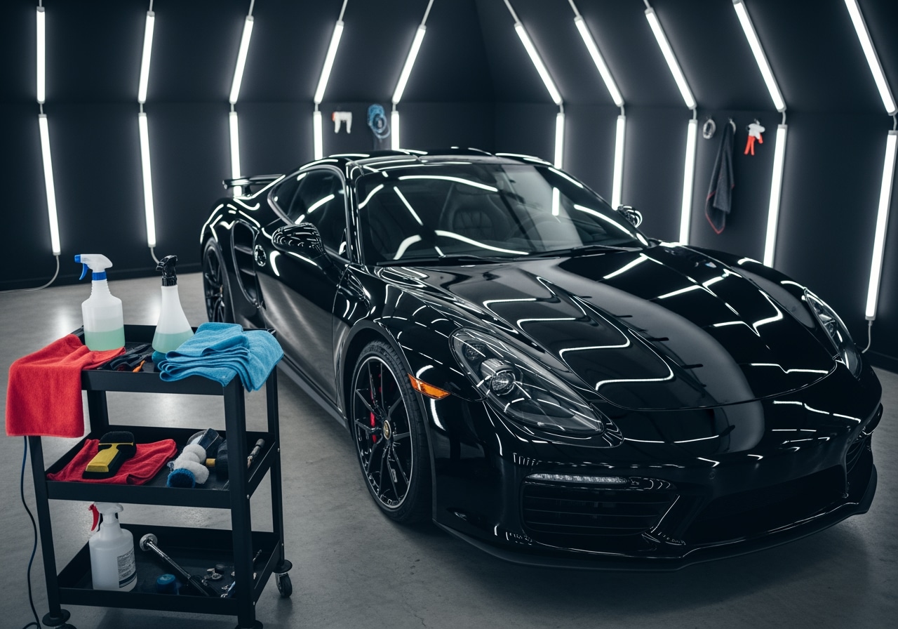 Professional car detailing results