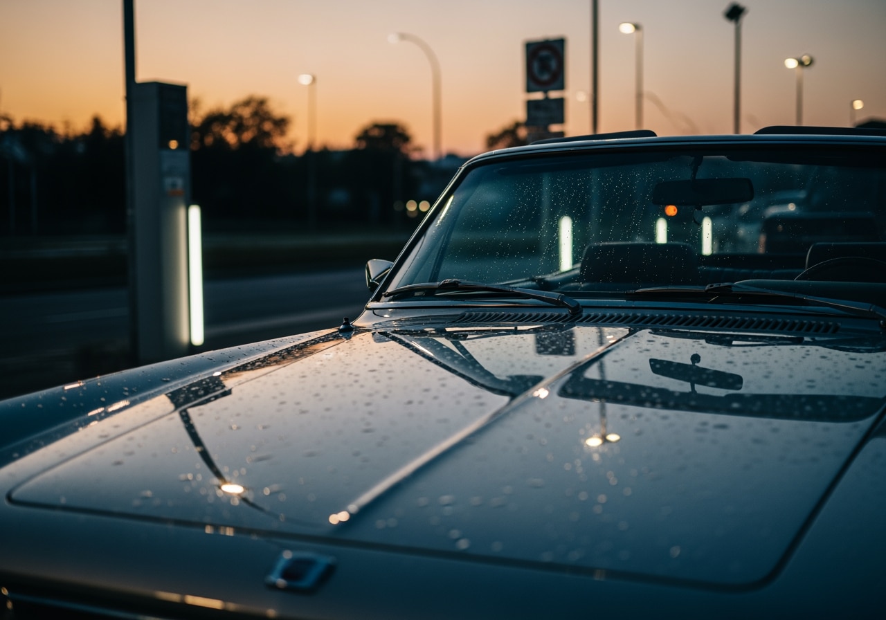 Exterior auto detailing