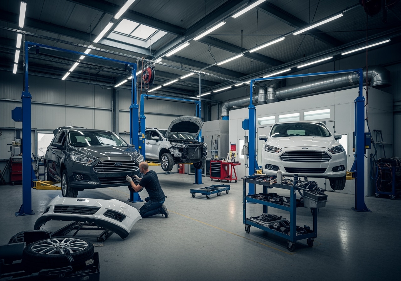 Ford auto body repair benefits