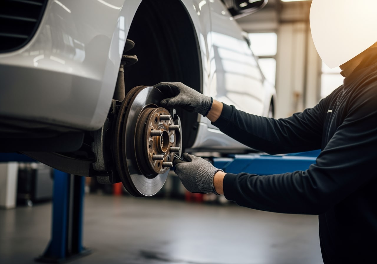 Professional tire rotation result