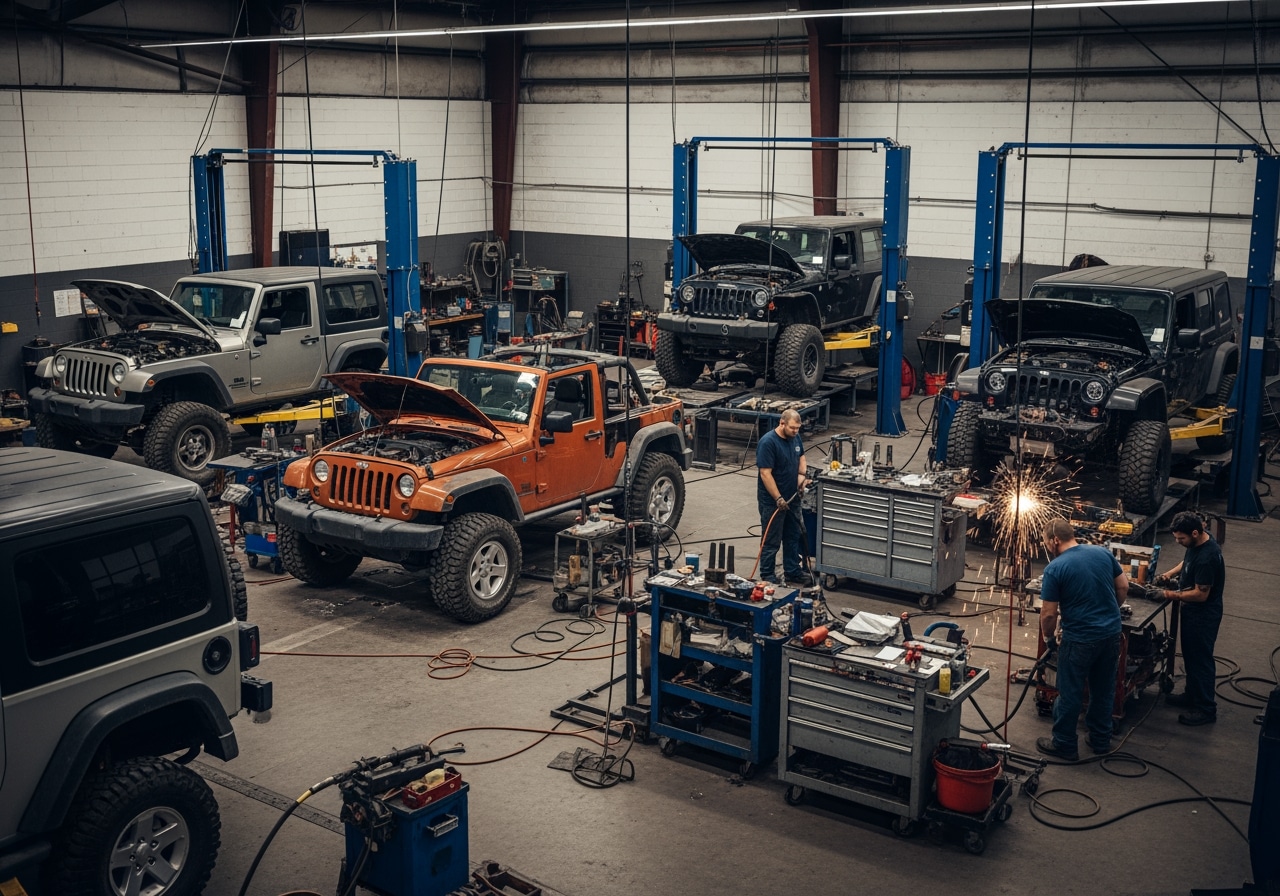 Jeep body repair service