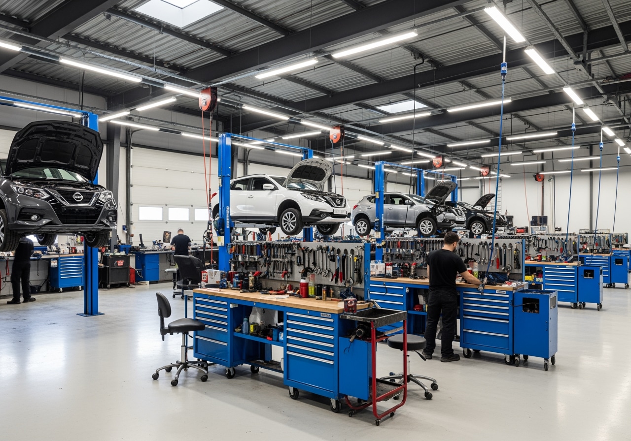 Nissan body repair service