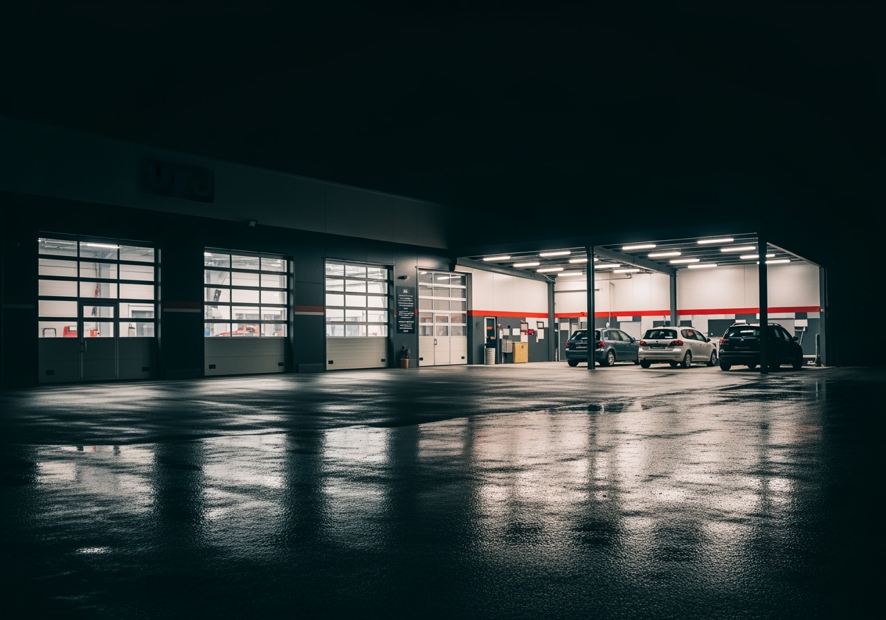 Auto paint service center