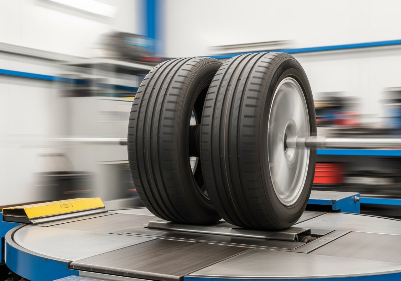 Tire rotation FWD front wheel drive