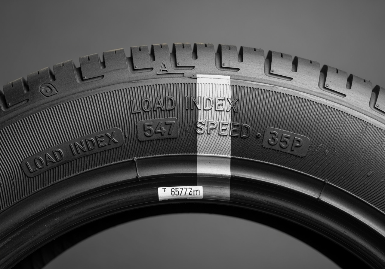 Tire sidewall numbers